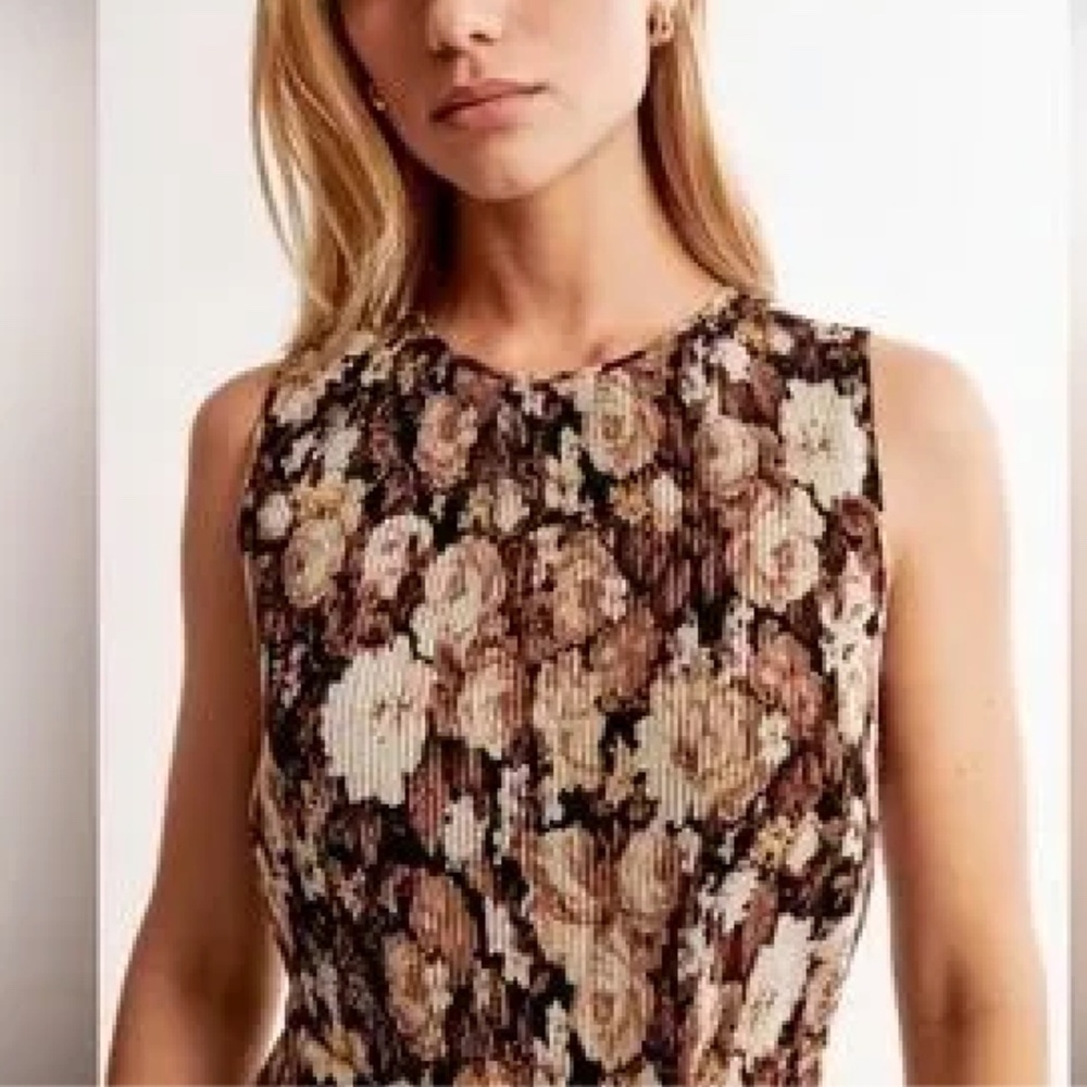 Abercrombie Plisse Mini Dress